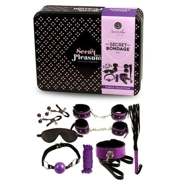 Set Bondage in Pelle Sintetica Nero per Esperienze BDSM Complete
